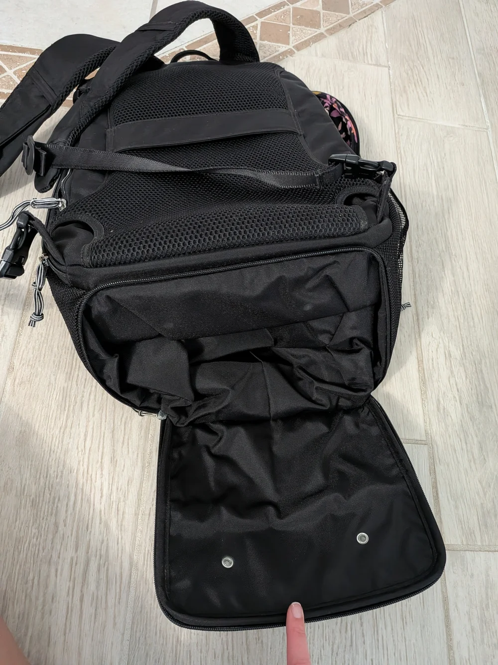 Vera Bradley Black Lightweight Everyday Backpack